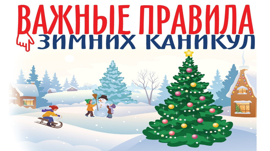Правила безопасного поведения во время зимних каникул Правила безопасного поведения во время зимних каникул.